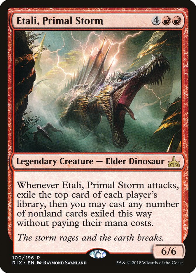 Etali, Primal Storm [Rivals of Ixalan] | Dragon's Lair Comics and Fantasy Houston TX