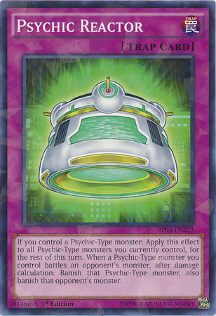 Psychic Reactor [BP03-EN222] Shatterfoil Rare | Dragon's Lair Comics and Fantasy Houston TX