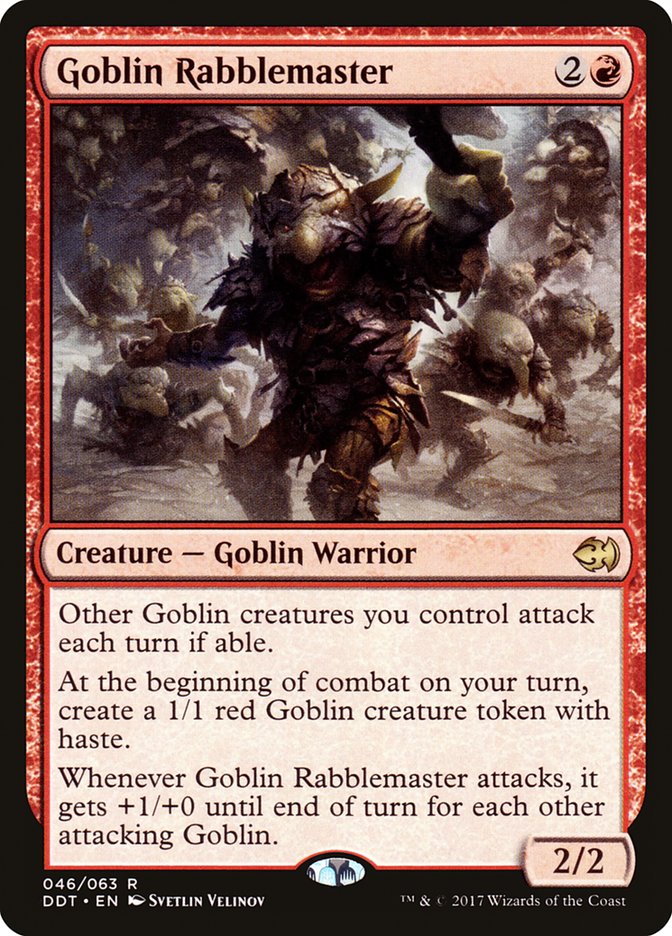 Goblin Rabblemaster [Duel Decks: Merfolk vs. Goblins] | Dragon's Lair Comics and Fantasy Houston TX