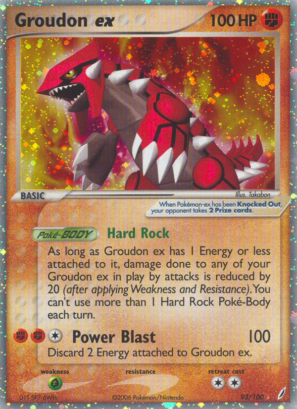 Groudon ex (93/100) [EX: Crystal Guardians] | Dragon's Lair Comics and Fantasy Houston TX