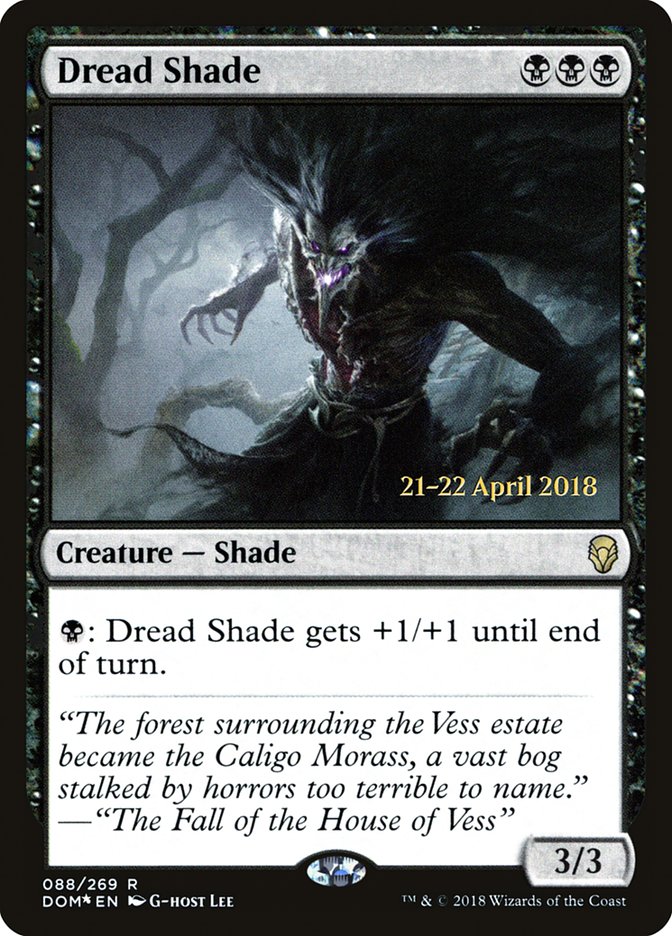 Dread Shade [Dominaria Prerelease Promos] | Dragon's Lair Comics and Fantasy Houston TX