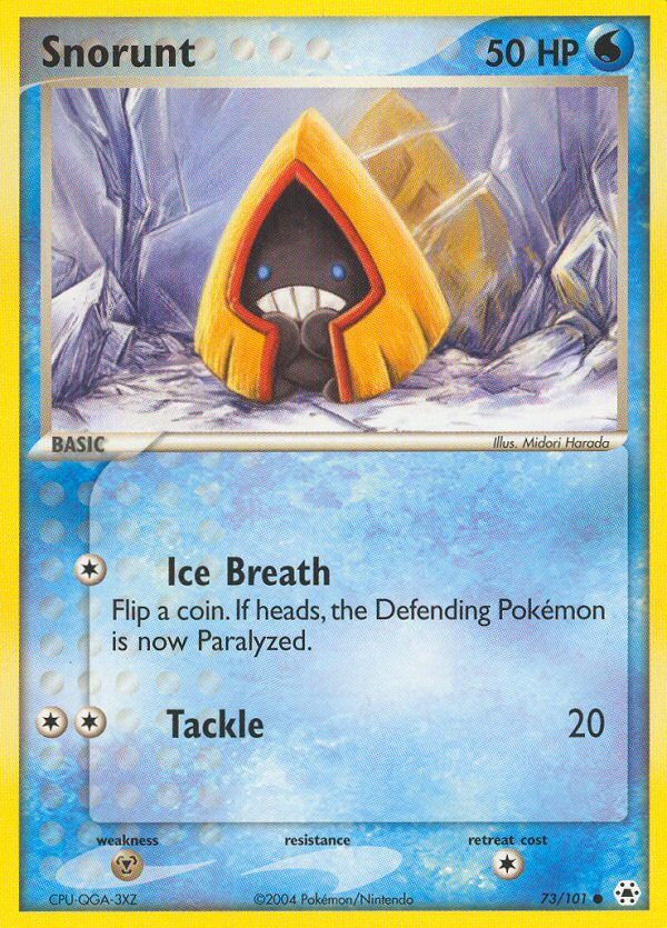 Snorunt (73/101) [EX: Hidden Legends] | Dragon's Lair Comics and Fantasy Houston TX