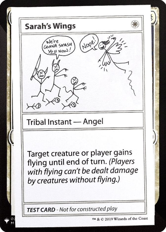 Sarah's Wings [Mystery Booster Playtest Cards] | Dragon's Lair Comics and Fantasy Houston TX