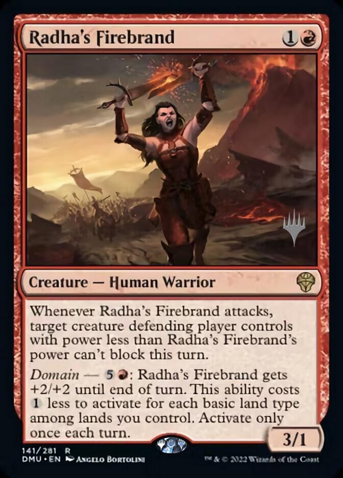 Radha's Firebrand (Promo Pack) [Dominaria United Promos] | Dragon's Lair Comics and Fantasy Houston TX