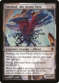 Emrakul, the Aeons Torn (Rise of the Eldrazi) [Oversize Cards] | Dragon's Lair Comics and Fantasy Houston TX