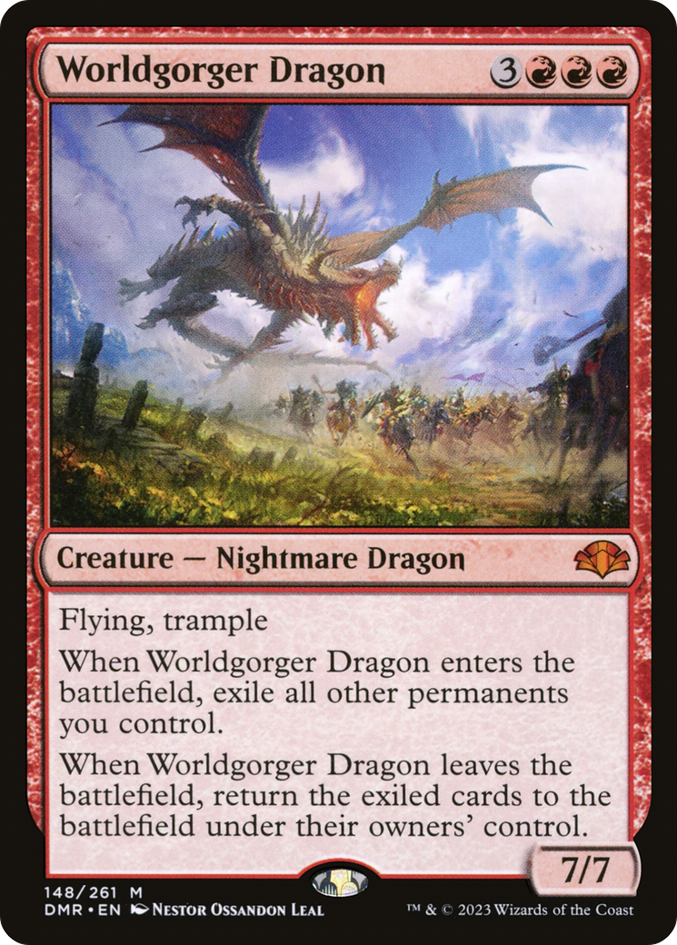 Worldgorger Dragon [Dominaria Remastered] | Dragon's Lair Comics and Fantasy Houston TX