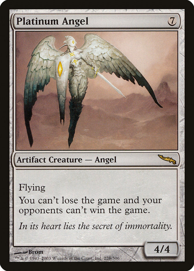 Platinum Angel [Mirrodin] | Dragon's Lair Comics and Fantasy Houston TX