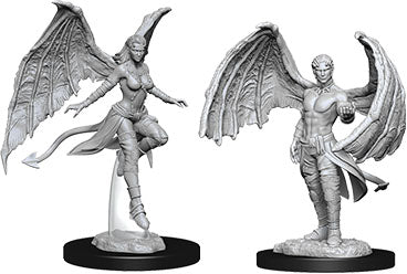 Wizkids Dungeons and Dragons Nolzur`s Marvelous Unpainted Miniatures: W10 Succubus & Incubus | Dragon's Lair Comics and Fantasy Houston TX