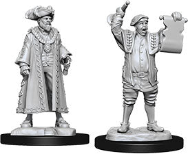 WizKids Deep Cuts Unpainted Miniatures: W10 Mayor & Town Crier | Dragon's Lair Comics and Fantasy Houston TX