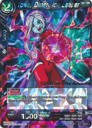 Towa, Dimension Leaper (BT7-106_PR) [Assault of the Saiyans Prerelease Promos] | Dragon's Lair Comics and Fantasy Houston TX