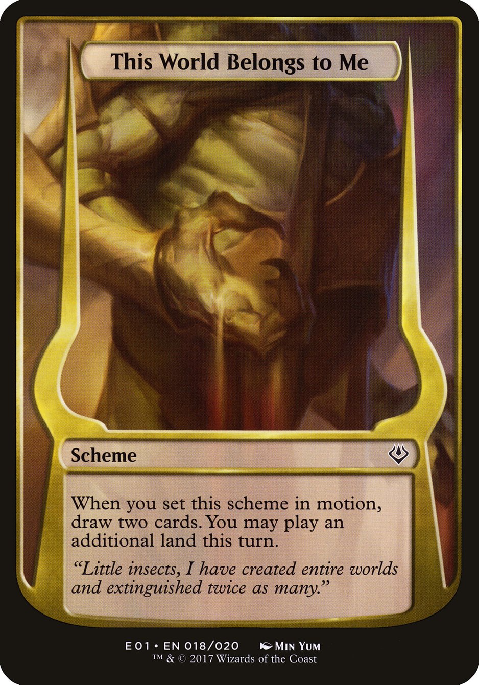 This World Belongs to Me (Schemes) [Archenemy: Nicol Bolas Schemes] | Dragon's Lair Comics and Fantasy Houston TX