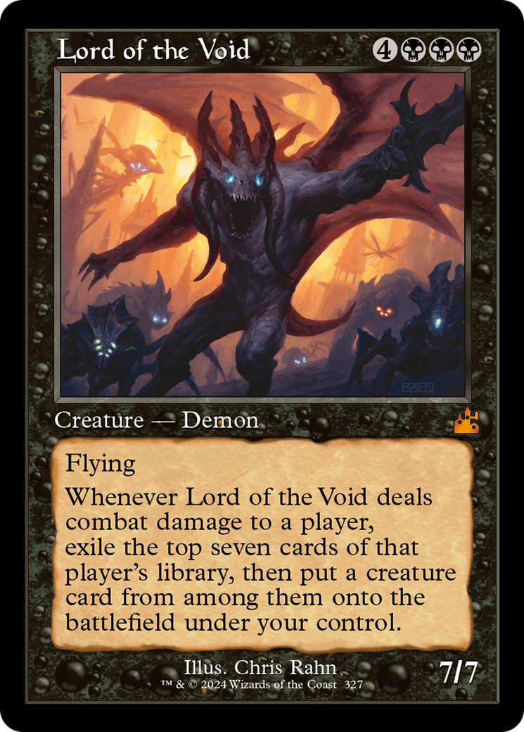 Lord of the Void (Retro Frame) [Ravnica Remastered] | Dragon's Lair Comics and Fantasy Houston TX