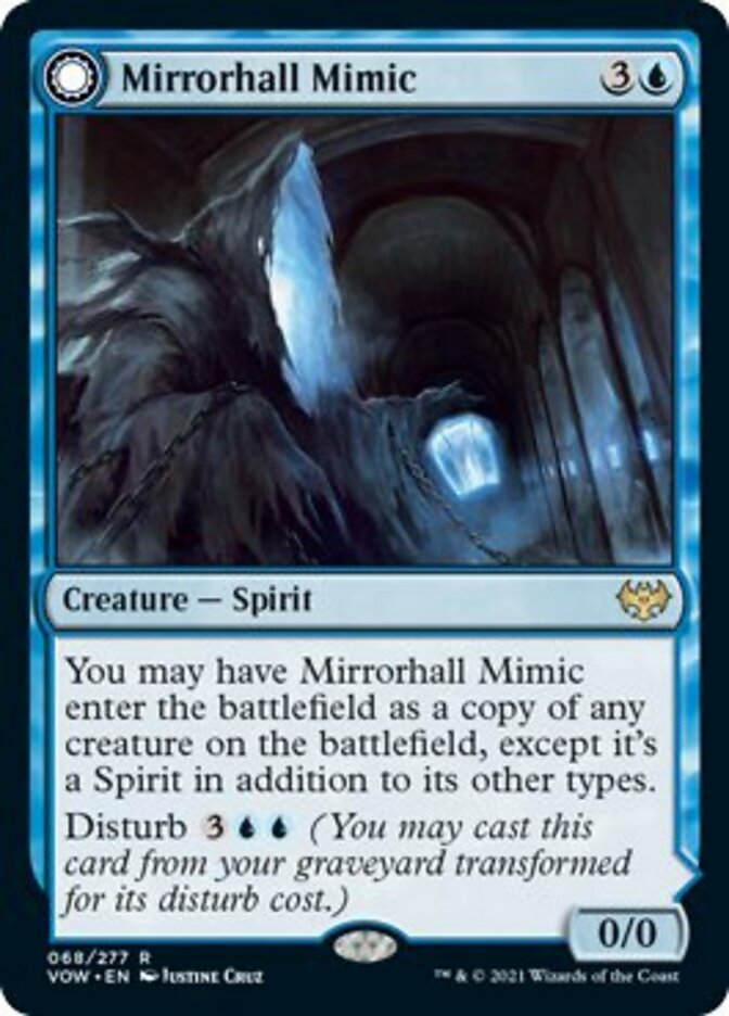 Mirrorhall Mimic // Ghastly Mimicry [Innistrad: Crimson Vow] | Dragon's Lair Comics and Fantasy Houston TX