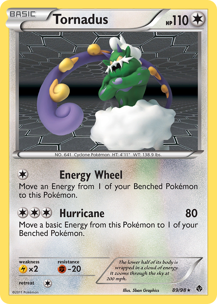 Tornadus (89/98) [Black & White: Emerging Powers] | Dragon's Lair Comics and Fantasy Houston TX