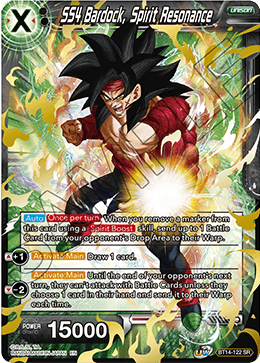 SS4 Bardock, Spirit Resonance (BT14-122) [Cross Spirits] | Dragon's Lair Comics and Fantasy Houston TX