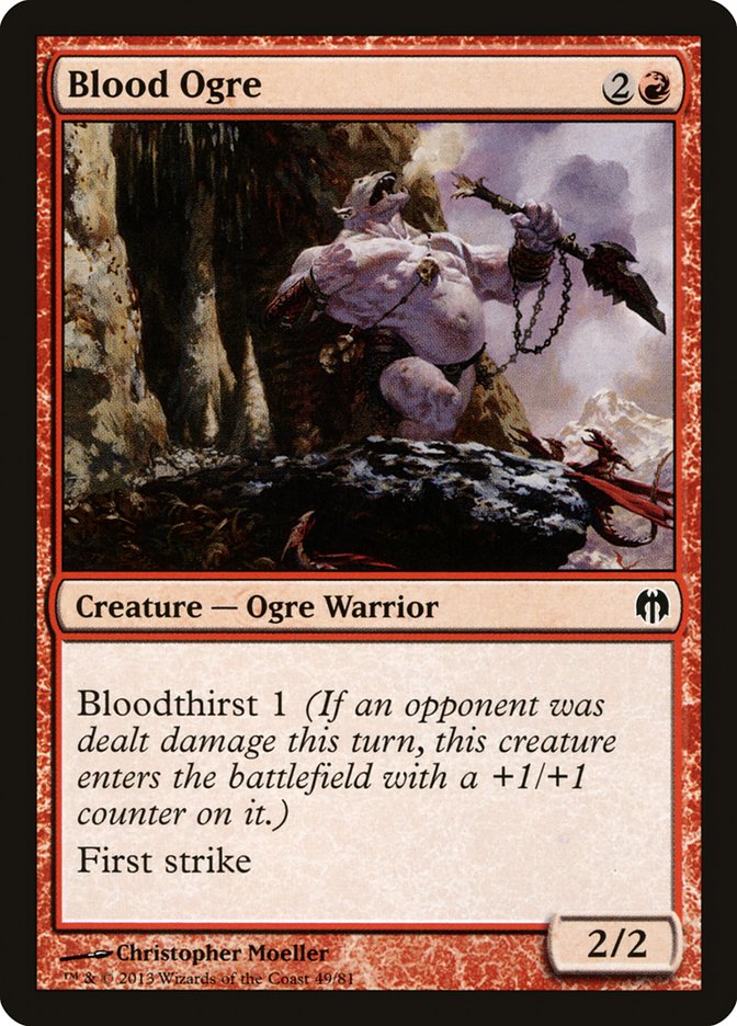 Blood Ogre [Duel Decks: Heroes vs. Monsters] | Dragon's Lair Comics and Fantasy Houston TX