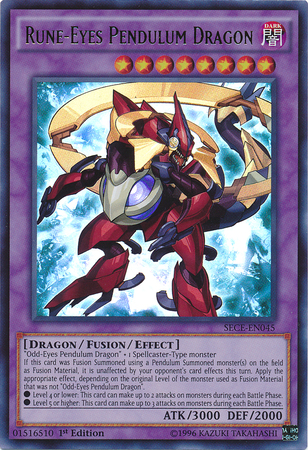 Rune-Eyes Pendulum Dragon [SECE-EN045] Ultra Rare | Dragon's Lair Comics and Fantasy Houston TX