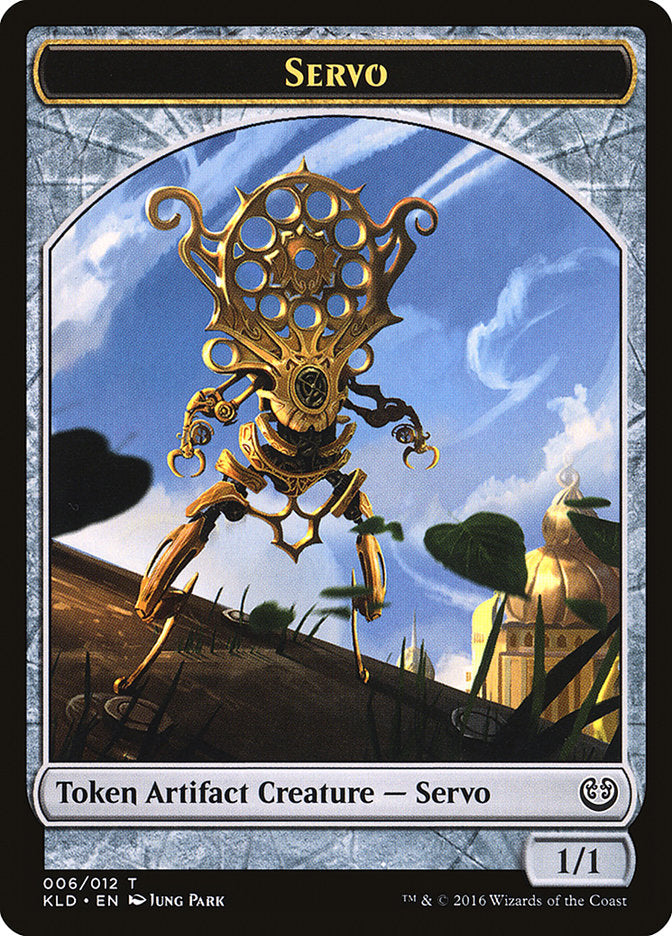 Servo Token (006/012) [Kaladesh Tokens] | Dragon's Lair Comics and Fantasy Houston TX