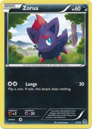 Zorua (13/30) [Black & White: Trainer Kit - Zoroark] | Dragon's Lair Comics and Fantasy Houston TX