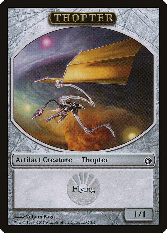 Thopter Token [Mirrodin Besieged Tokens] | Dragon's Lair Comics and Fantasy Houston TX