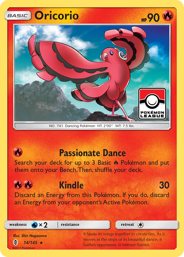 Oricorio (14/145) [Sun & Moon: Guardians Rising] | Dragon's Lair Comics and Fantasy Houston TX