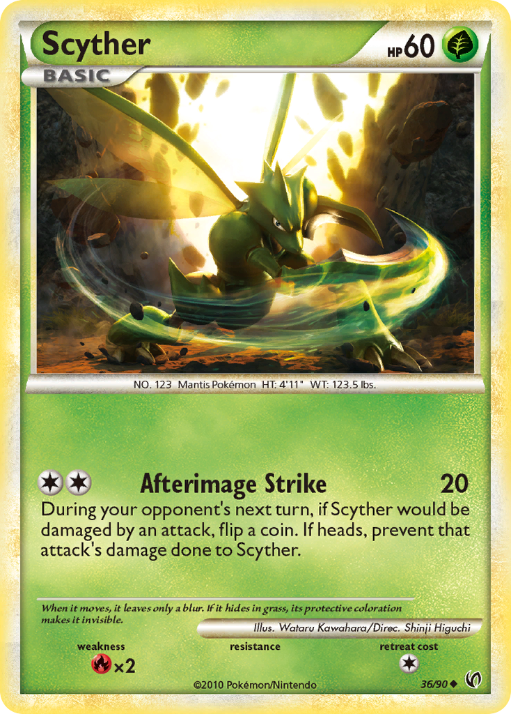 Scyther (36/90) [HeartGold & SoulSilver: Undaunted] | Dragon's Lair Comics and Fantasy Houston TX