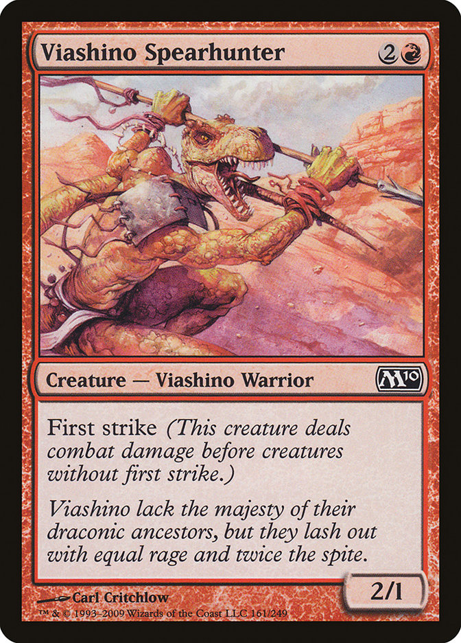 Viashino Spearhunter [Magic 2010] | Dragon's Lair Comics and Fantasy Houston TX