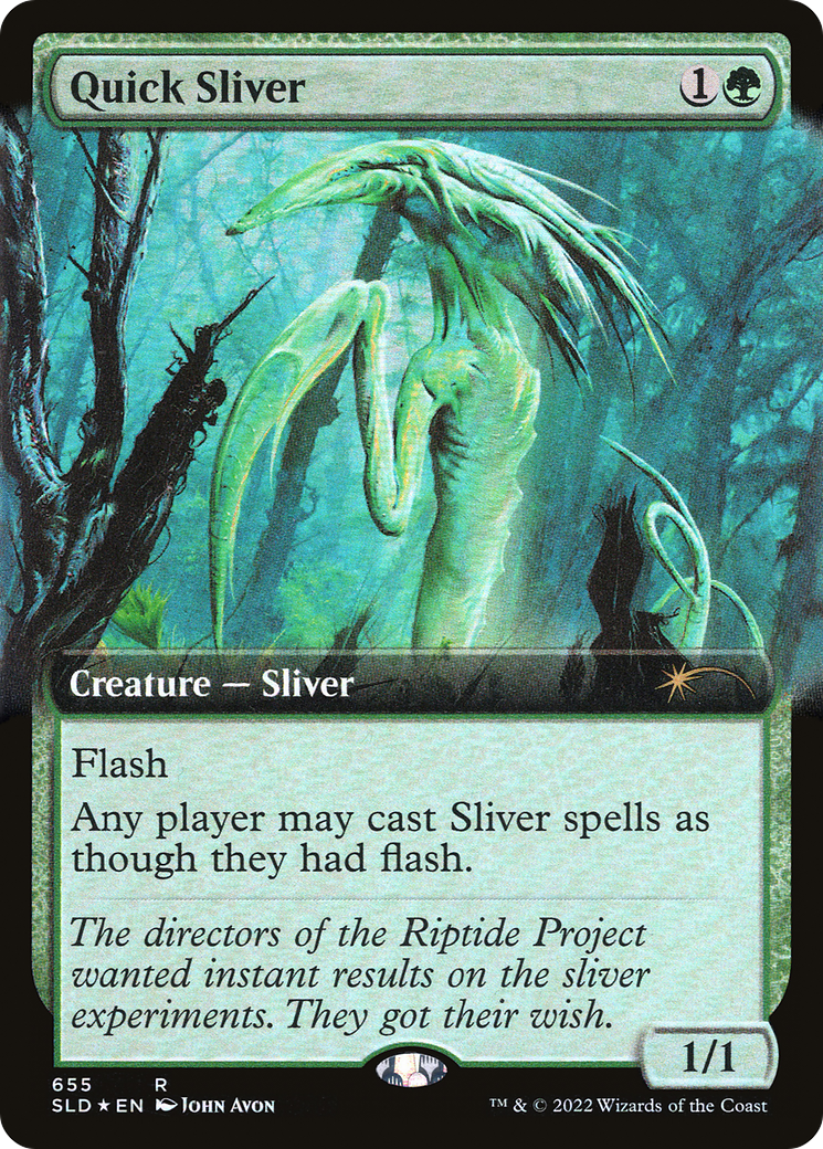 Quick Sliver (Extended Art) [Secret Lair Drop Promos] | Dragon's Lair Comics and Fantasy Houston TX