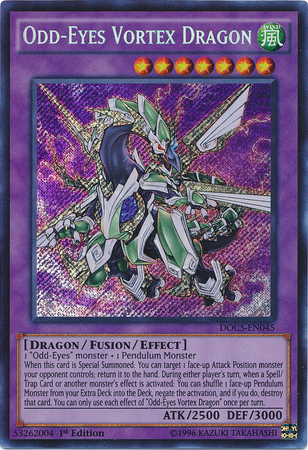 Odd-Eyes Vortex Dragon [DOCS-EN045] Secret Rare | Dragon's Lair Comics and Fantasy Houston TX