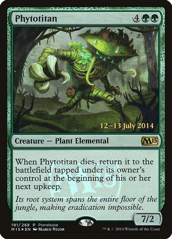 Phytotitan [Magic 2015 Prerelease Promos] | Dragon's Lair Comics and Fantasy Houston TX