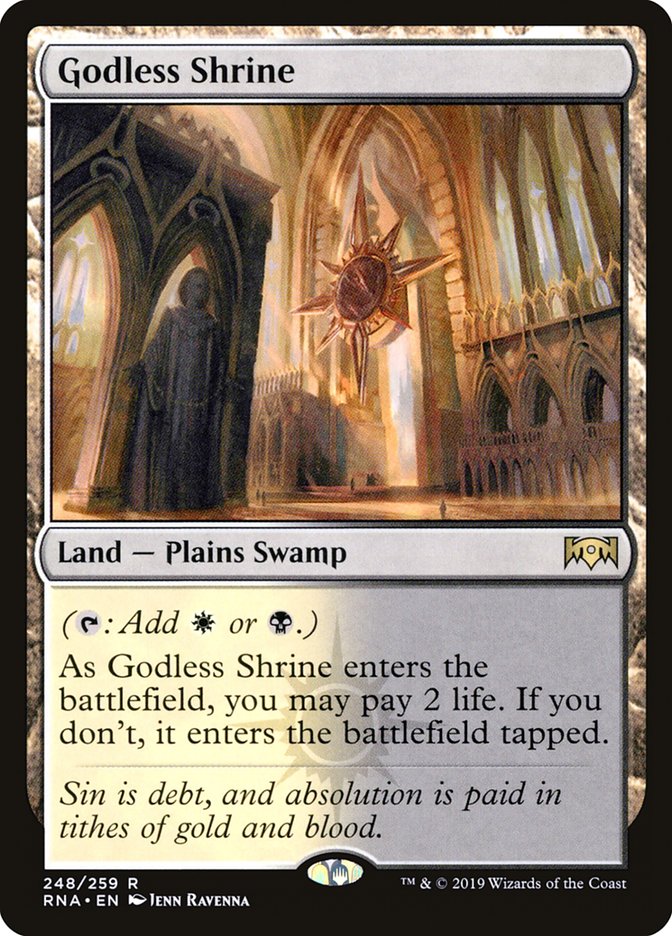 Godless Shrine [Ravnica Allegiance] | Dragon's Lair Comics and Fantasy Houston TX