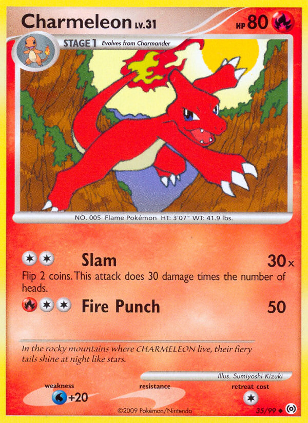 Charmeleon (35/99) [Platinum: Arceus] | Dragon's Lair Comics and Fantasy Houston TX