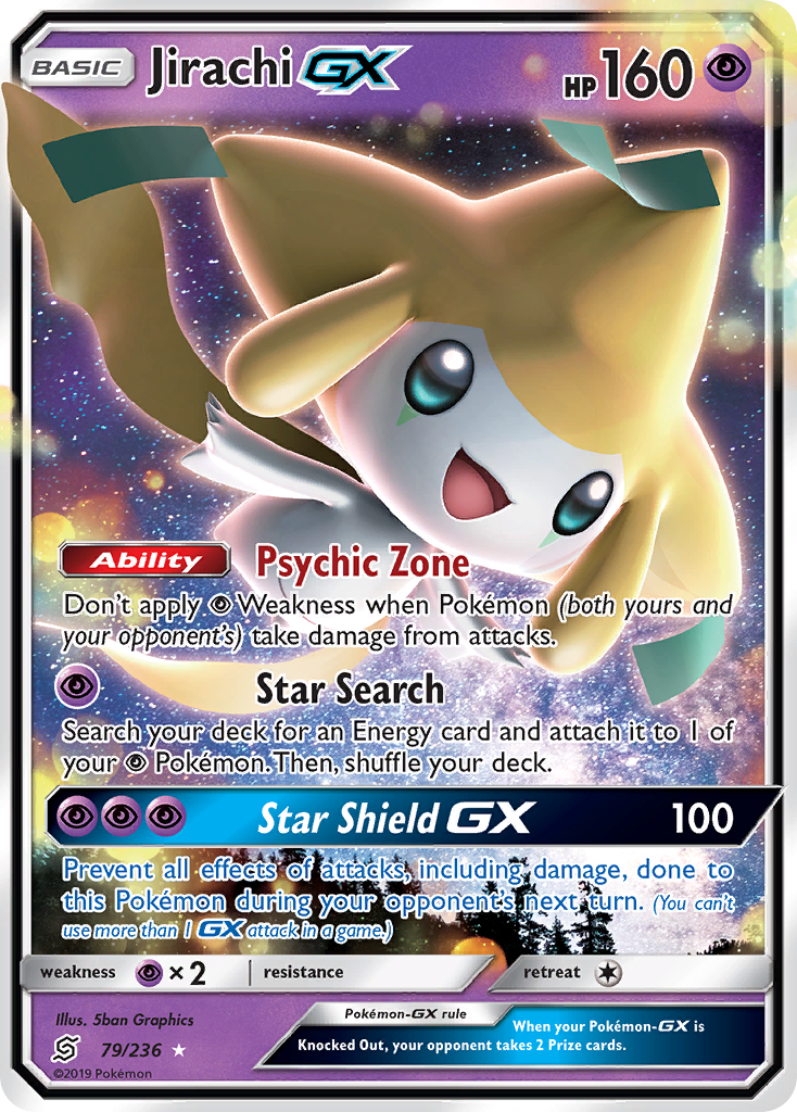 Jirachi GX (79/236) [Sun & Moon: Unified Minds] | Dragon's Lair Comics and Fantasy Houston TX