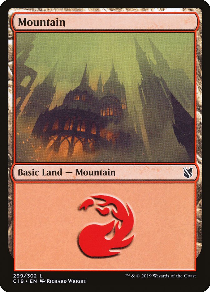 Mountain (299) [Commander 2019] | Dragon's Lair Comics and Fantasy Houston TX