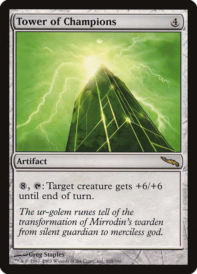 Tower of Champions [Mirrodin] | Dragon's Lair Comics and Fantasy Houston TX