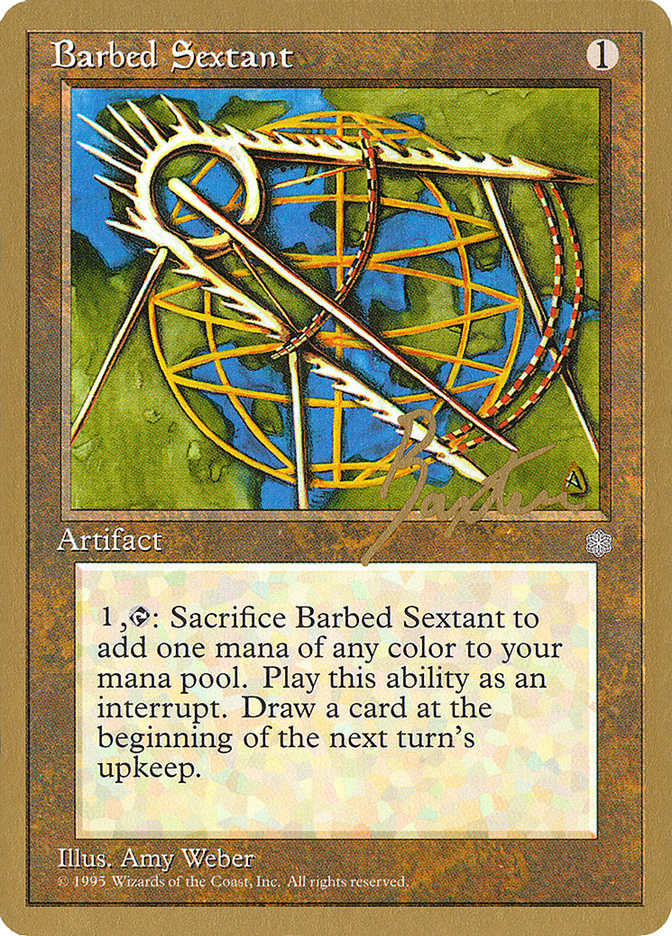 Barbed Sextant (George Baxter) [Pro Tour Collector Set] | Dragon's Lair Comics and Fantasy Houston TX