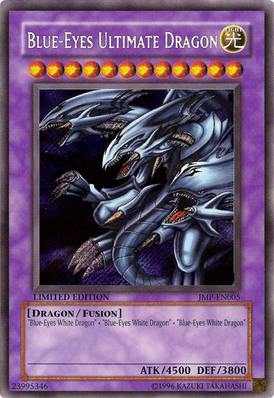 Blue-Eyes Ultimate Dragon [JMP-EN005] Secret Rare | Dragon's Lair Comics and Fantasy Houston TX