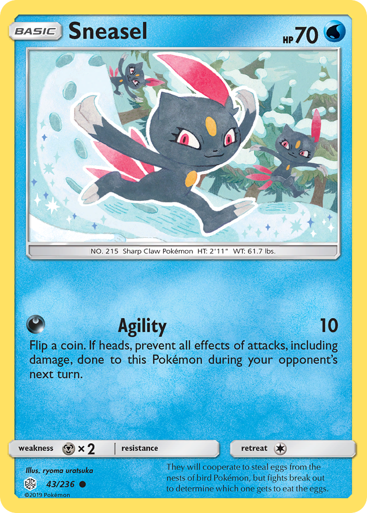 Sneasel (43/236) [Sun & Moon: Cosmic Eclipse] | Dragon's Lair Comics and Fantasy Houston TX