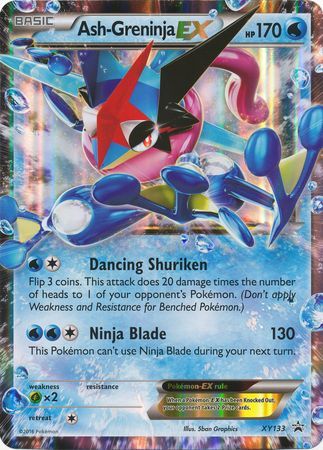 Ash-Greninja EX (XY133) (Jumbo Card) [XY: Black Star Promos] | Dragon's Lair Comics and Fantasy Houston TX