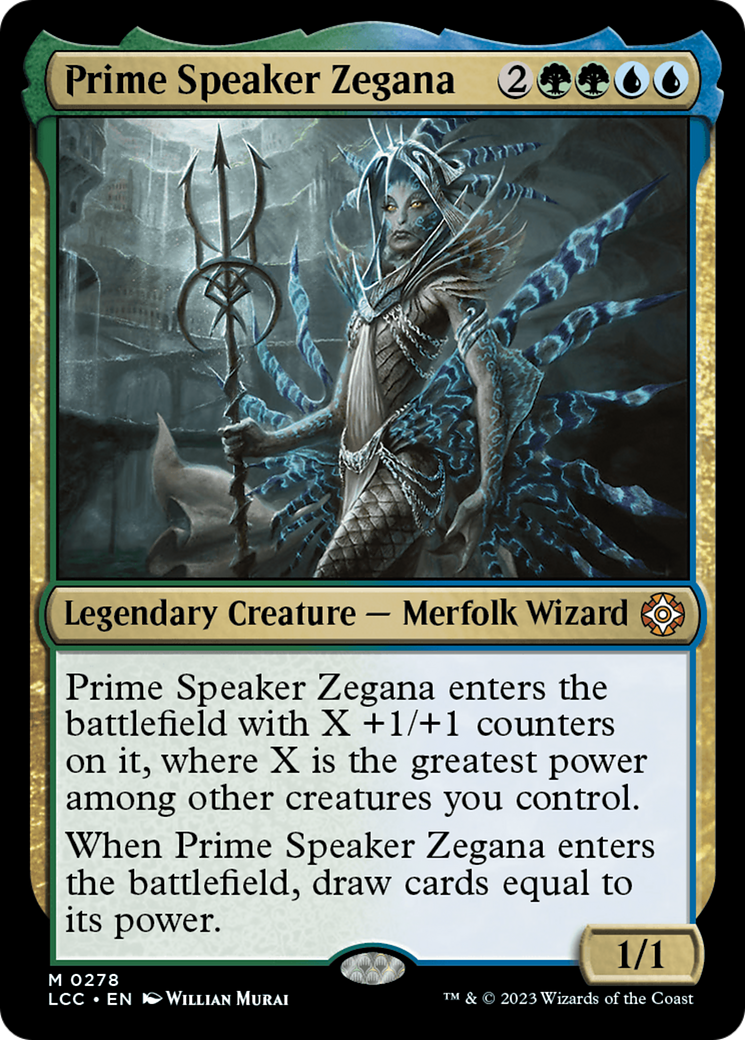 Prime Speaker Zegana [The Lost Caverns of Ixalan Commander] | Dragon's Lair Comics and Fantasy Houston TX