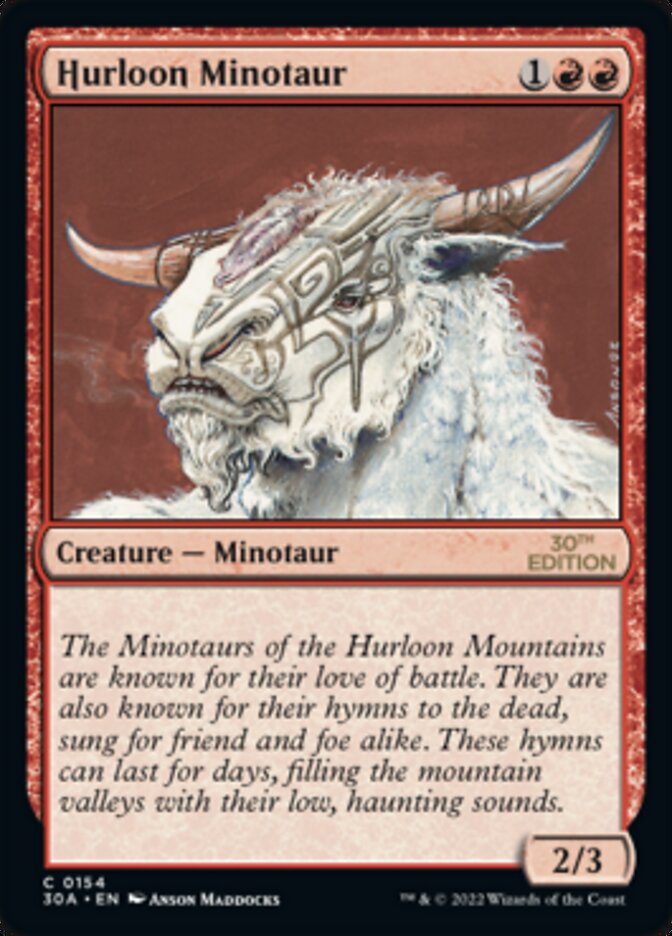 Hurloon Minotaur [30th Anniversary Edition] | Dragon's Lair Comics and Fantasy Houston TX