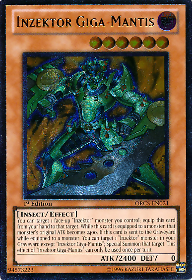 Inzektor Giga-Mantis [ORCS-EN021] Ultimate Rare | Dragon's Lair Comics and Fantasy Houston TX