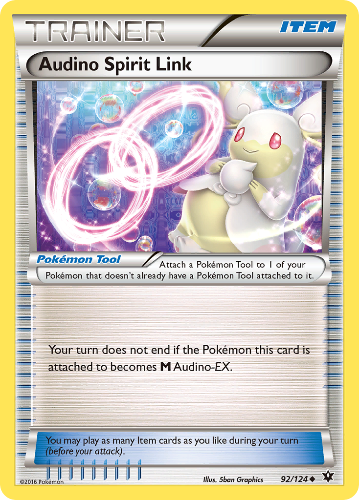 Audino Spirit Link (92/124) [XY: Fates Collide] | Dragon's Lair Comics and Fantasy Houston TX