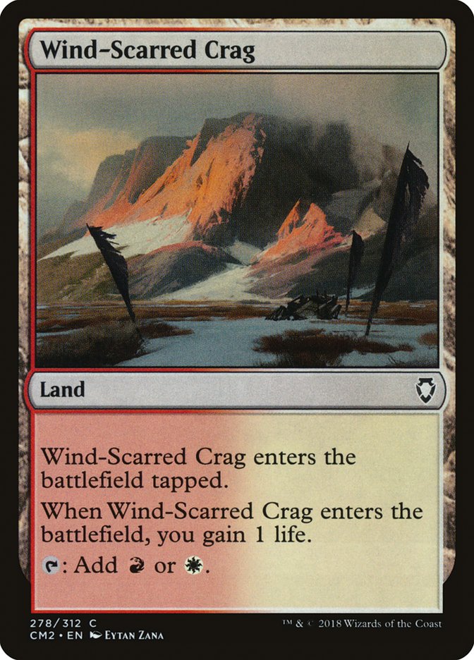 Wind-Scarred Crag [Commander Anthology Volume II] | Dragon's Lair Comics and Fantasy Houston TX