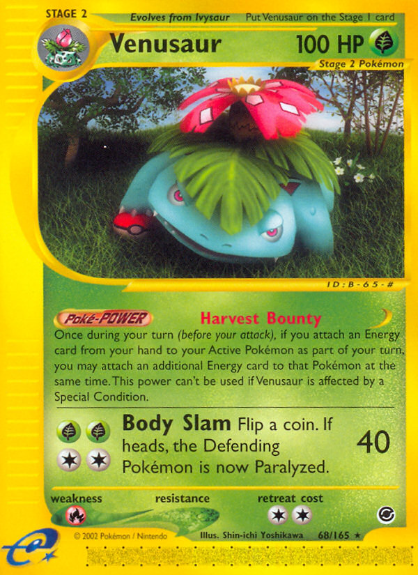 Venusaur (68/165) [Expedition: Base Set] | Dragon's Lair Comics and Fantasy Houston TX