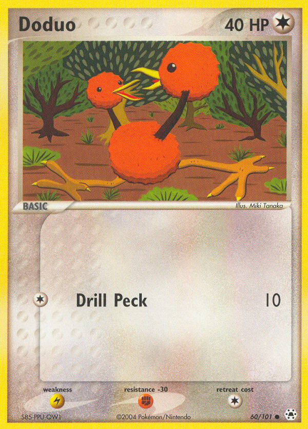 Doduo (60/101) [EX: Hidden Legends] | Dragon's Lair Comics and Fantasy Houston TX