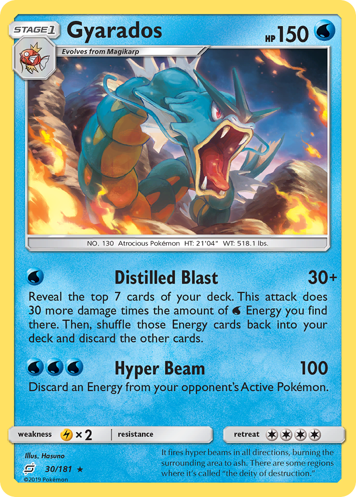 Gyarados (30/181) [Sun & Moon: Team Up] | Dragon's Lair Comics and Fantasy Houston TX