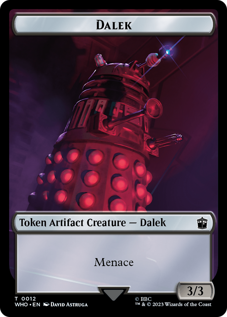 Dalek // Mark of the Rani Double-Sided Token [Doctor Who Tokens] | Dragon's Lair Comics and Fantasy Houston TX