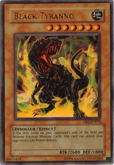 Black Tyranno [DR2-EN076] Ultra Rare | Dragon's Lair Comics and Fantasy Houston TX