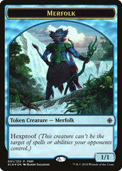 Merfolk // Treasure Double-Sided Token [Friday Night Magic 2018] | Dragon's Lair Comics and Fantasy Houston TX